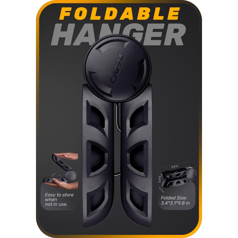 CAPAS Adjustable Foldable Travel Wetsuit Hanger for Adults and Kids,