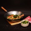 JOYCE CHEN Classic Series 14-Inch Round Bottom Carbon Steel Wok