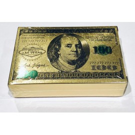 Welcome to Fabulous Las Vegas $100 Gold Foil Playing Cards