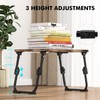 Lap Desk for Bed Adjustable Height, Foldable Bed Table with