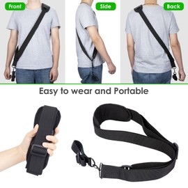 YOUSHARES Trimmer Shoulder Strap - Grass Trimmer Harness Strap, Weed Eater Shoulder Strap Easy Release, Brush Cutter Lawn Mower Nylon Belt