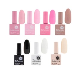 Gel Semipermanente, Mc Nails, Uñas, Talavera, Gama de 7 Colores (Nude)