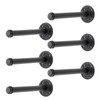 Home Expert 10 Inch Black Industrial Pipe Floating Clothing Rack