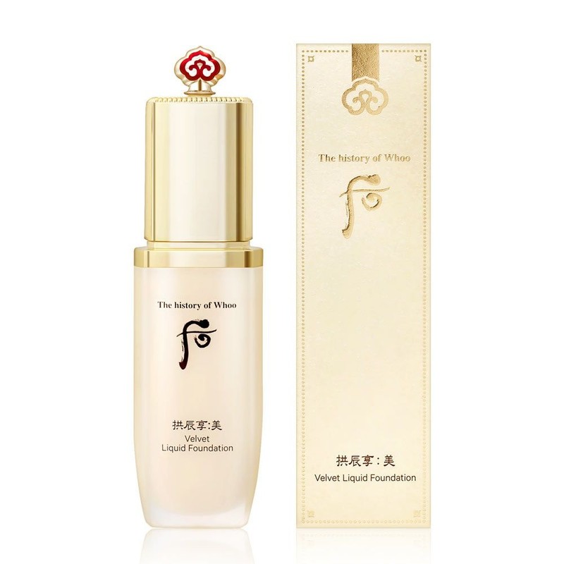 The Who Foundation Gongjinhyang Me Velvet Liquid 40ml Cover Fit
