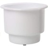 Manifish-made 2 Pieces Plastic White Cup Holder for Drinks with