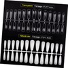 Ipetboom Transparent Long Ballet Trapezoidal False Nails for Women and