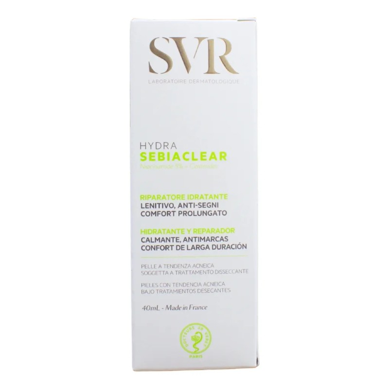 Svr Sebiaclear Hydra Crema Facial Día Noche Hipoalergénica 40ml