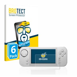 brotect Pack of 6 Screen Protectors Compatible with Blaze Evercade EXP Screen Protector Ultra Clear