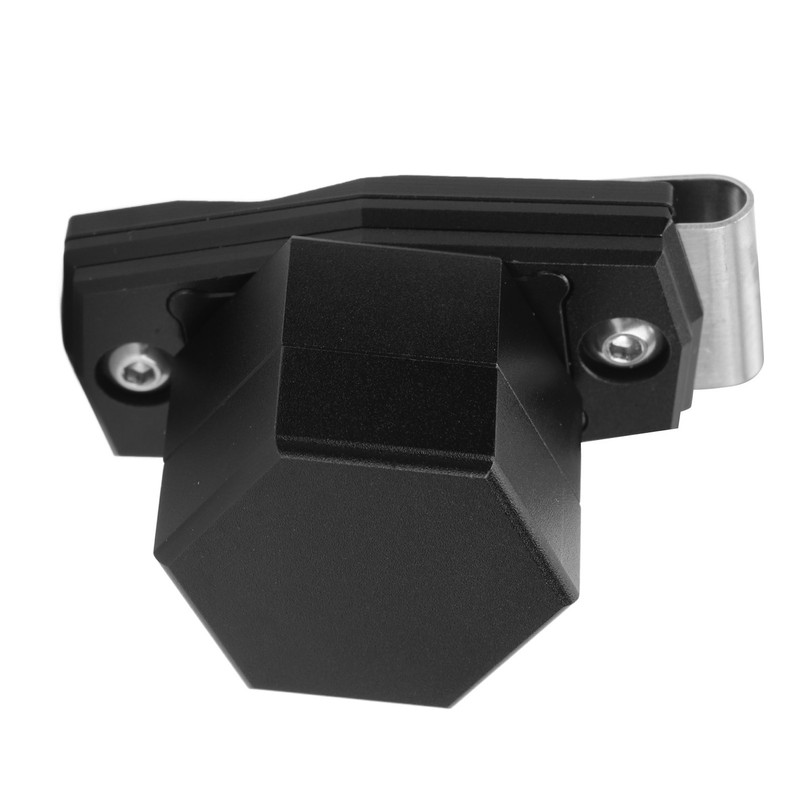 Hexagonal Pool Cue Chalk Box with Magnetic Clip 6063 Aluminum