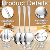 Serving Spoon,Soup Spoons,3 Pcs Serving Spoons Large Buffet Table Spoons,Long