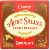 Aunt Sally's Creamy Chocolate Pralines- 6 count box- New Orleans