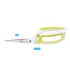 LIVINGO 10" Spring Action Fabric Scissors, Professional Sewing Scissors for
