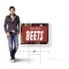 Farm Fresh Beets Yard Sign 18 Inch x 24 Inch