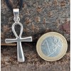 Ankh Pendant made from 925 Sterling Silver with Cotton Necklace
