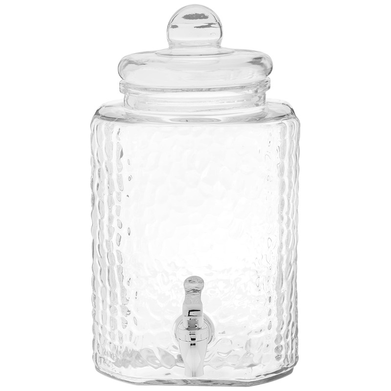 Style Setter Glass Beverage Dispenser with Stand (Set of 2),