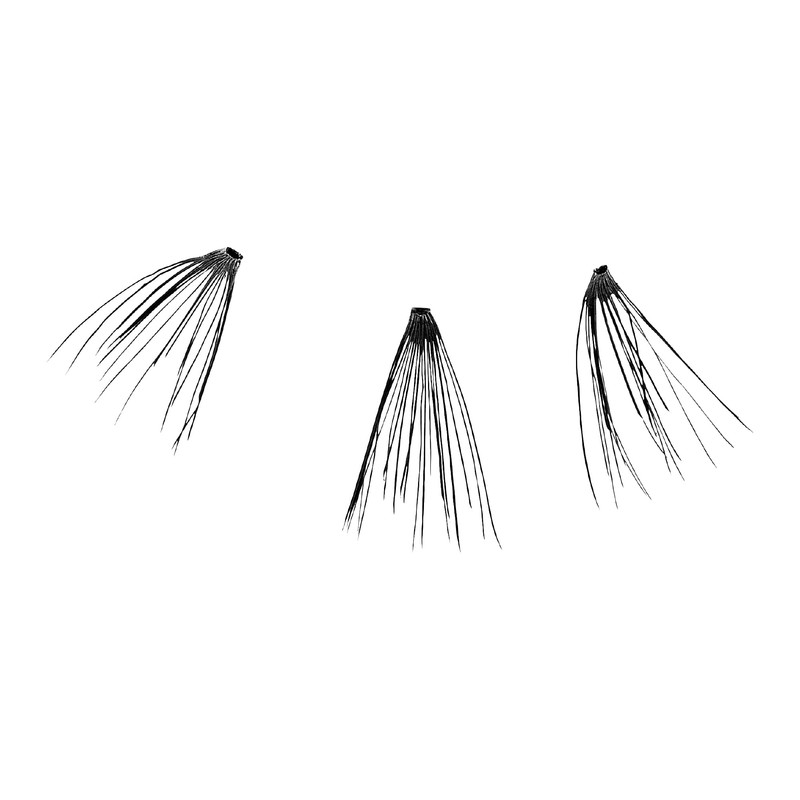 iENVY False Eyelashes Deep C Curl Individual Lashes Natural Finish