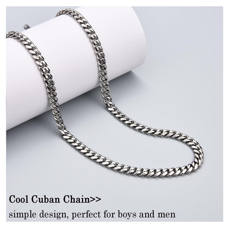 Nephew Gifts, To My Nephew Cuban Link Chain Necklace Birthday