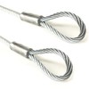 PSI, 3/16" Vinyl Coated Galvanized Steel Cable with Looped Ends,