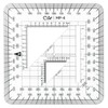CYA Square Military Map Coordinate Scale Protractor Map for Land