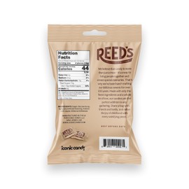 Reed’s Individually Wrapped Root Beer Candy | Traditional Root Beer Hard Candy | Creamy Root Beer Flavored Old-Fashioned Reed’s Candy Brought To You By Iconic Candy | 6.25oz Peg Bag (1)