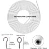 ASIWUJING Curtain Wire 10 Metres Net Curtain Wire Cord Cable