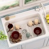 Sink Protector for Kitchen Sink,Large Sink Rack,25.1"X 12.8",Stainless Steel Sink
