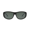 Dioptics Haven Nomad Fits Over Sunglasses Polarized Rectangular, Black, 57