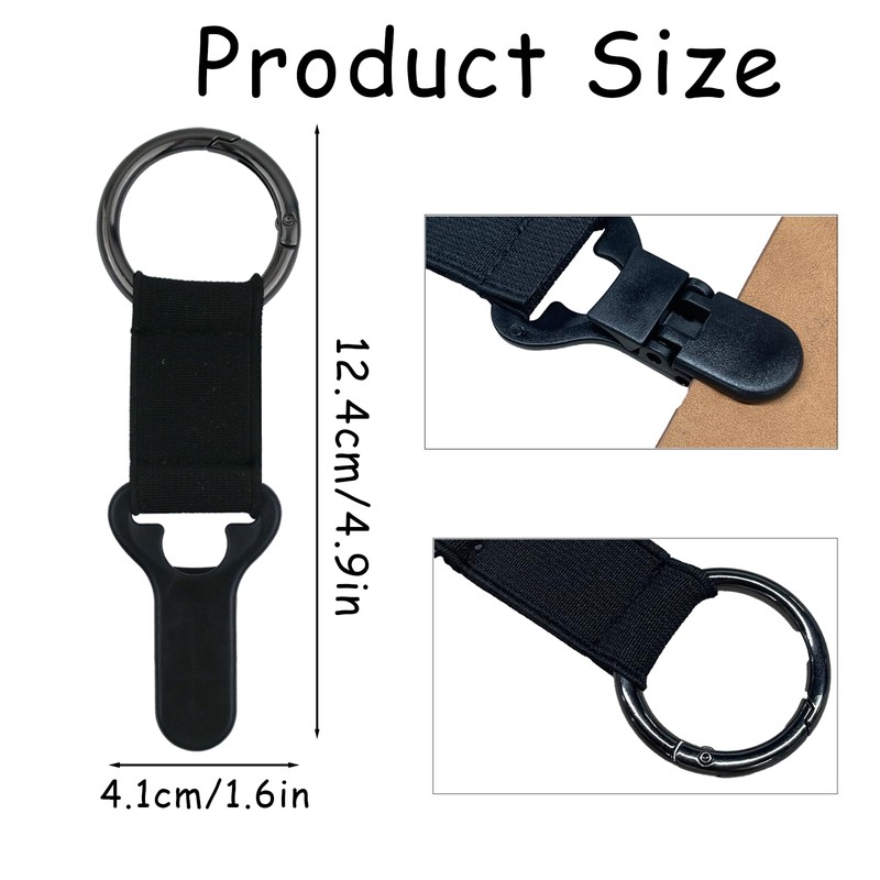 3Pcs Hat Clip for Travel on Bag, Portable Hat Holder