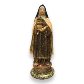 Santa Clara - 8" Saint Clare Religious Statue Figurine