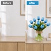 Artificial Tulips for Floral Arrangements, Soft PU Fake Flowers with
