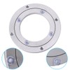 TOPINCN Swivel Plate Aluminum Alloy Swivel Table Bearing Turntable Round