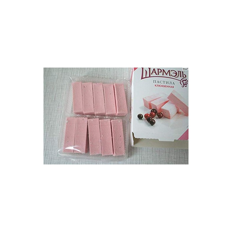 RUSSIAN PASTILA "SHARMEL" Cranberry 221 g Пастила Клюквенная Ударница "Шармэль"