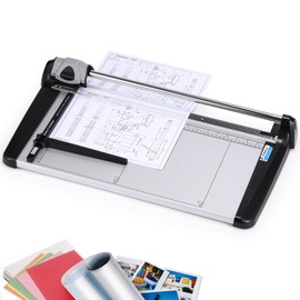 Frifreego Rotary Paper Trimmer, 15 Sheets Heavy Duty Paper Trimmer, 480mm(18.90") Cutting Length, Commercial Grade Rotary Paper Cutter for Home/Office/School, Black & Silver