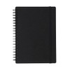 Muji NAA37A8A High Quality Paper, Double Ring Notebook, With Rubber