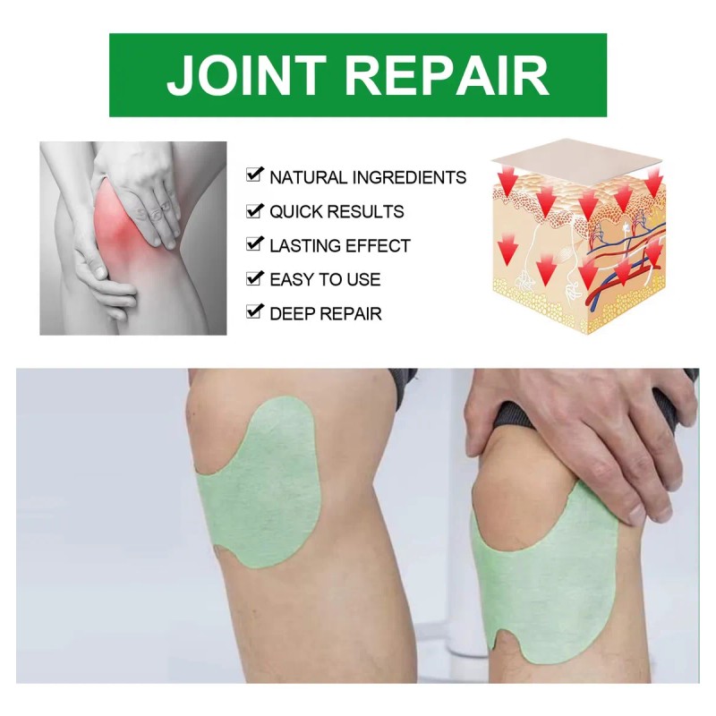 Parche Terapéutico Alivia Dolor Rodilla Permite Movilidad Herbal