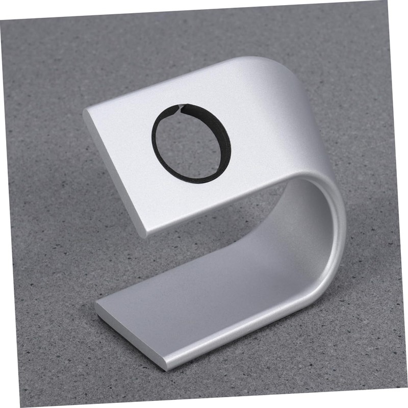VILLFUL U-Shaped Watch Stand Silver Watch Cradle Holder Sturdy Non-Slip