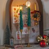 Zevanor Green Tree Flameless Real Wax Taper Candles with Remote