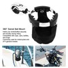 Motorcycle Cup Holder 360° Swivel Ball Mount Drink Water Bottle