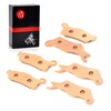 Front & Rear Sintered Brake Pads Kit Compatible with Can