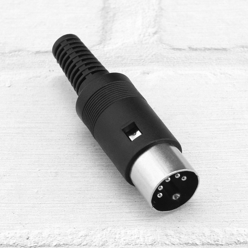 VGOL Pack of 8 5 Pin Connector DIN Solder Plug