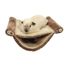 Qcwwy Hanging Hammock for Pets, Small Animals, Hamster Hammock House, Mouse, Rat, Hanging Swing, Warm Bed, Pet Cage, Hanging Bunk Bed Hammock for Small