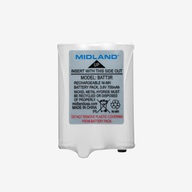 Midland® – AVP14 Rechargeable Battery Packs LXT600, T50 T60, White, 3.15x 2.3X 0.5