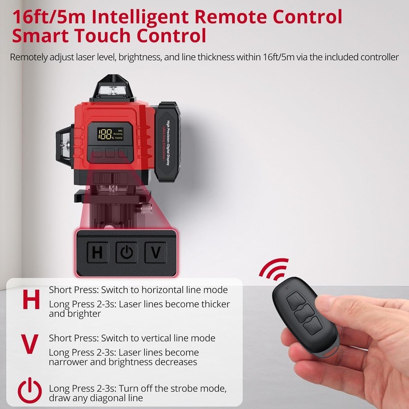 16 Line Laser Level 4 X 360° Laser Level (Class
