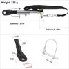 Bicycle Trailer Coupling Adapter, ZTMAKYLH Universal Bicycle Towing Hitch with