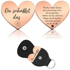 PulangRen Lucky Charm, Advent Calendar Filling, You Create The Gift, Lucky Charm First Day of School, Good Luck Charm Exam, Pocket Hug Motivational Gifts (STYLE-B)