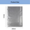 A4 Punched Pocket, Sheet Protectors, 100 Pages Clear Sheet Protectors