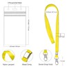 WILLIZTER Clear ID Badge Holder with Lanyard Water Proof Vertical