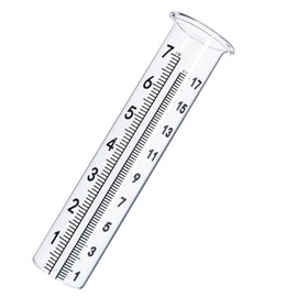 ZIXIANGKEJI 1pc 7in Garden Glass Rain Gauge for Yard Garden Outdoor Home(K89-2)