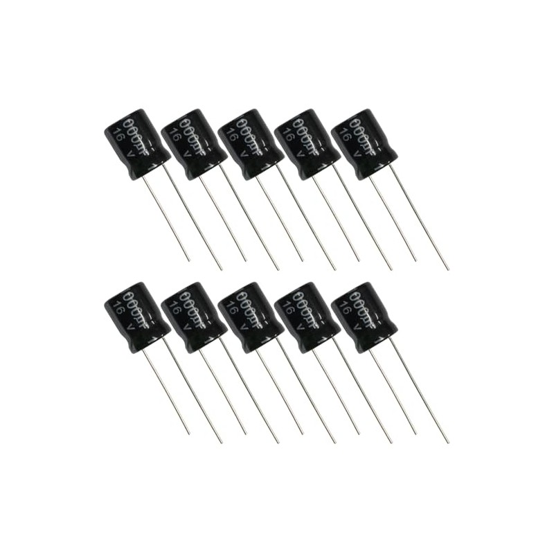 [10 pieces] Electrolytic Capacitors 16V 1000uF 10x13 [JWCO]