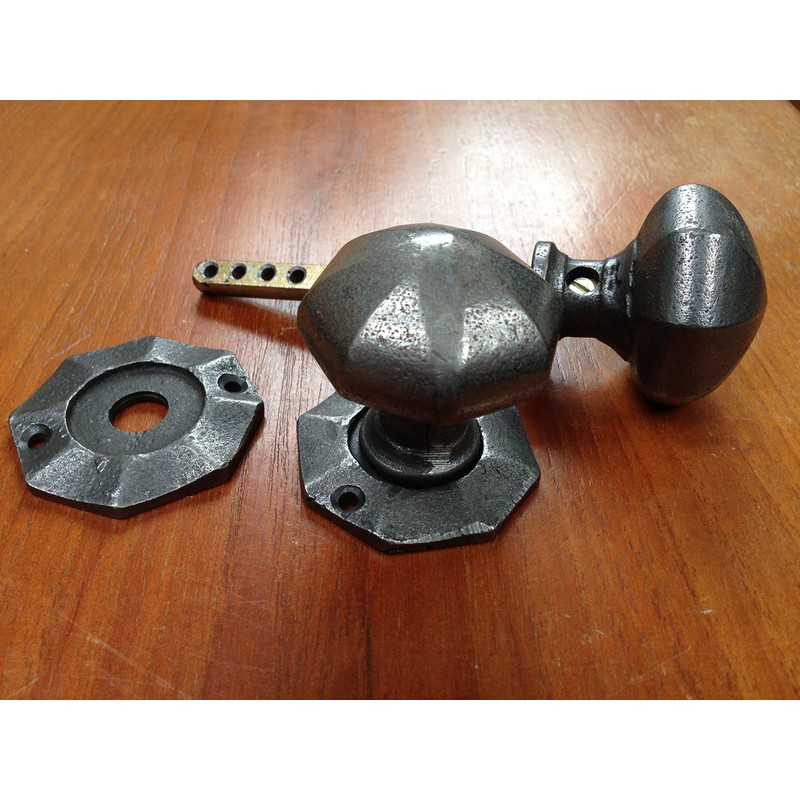 Octagonal cast-Iron Door knob Set